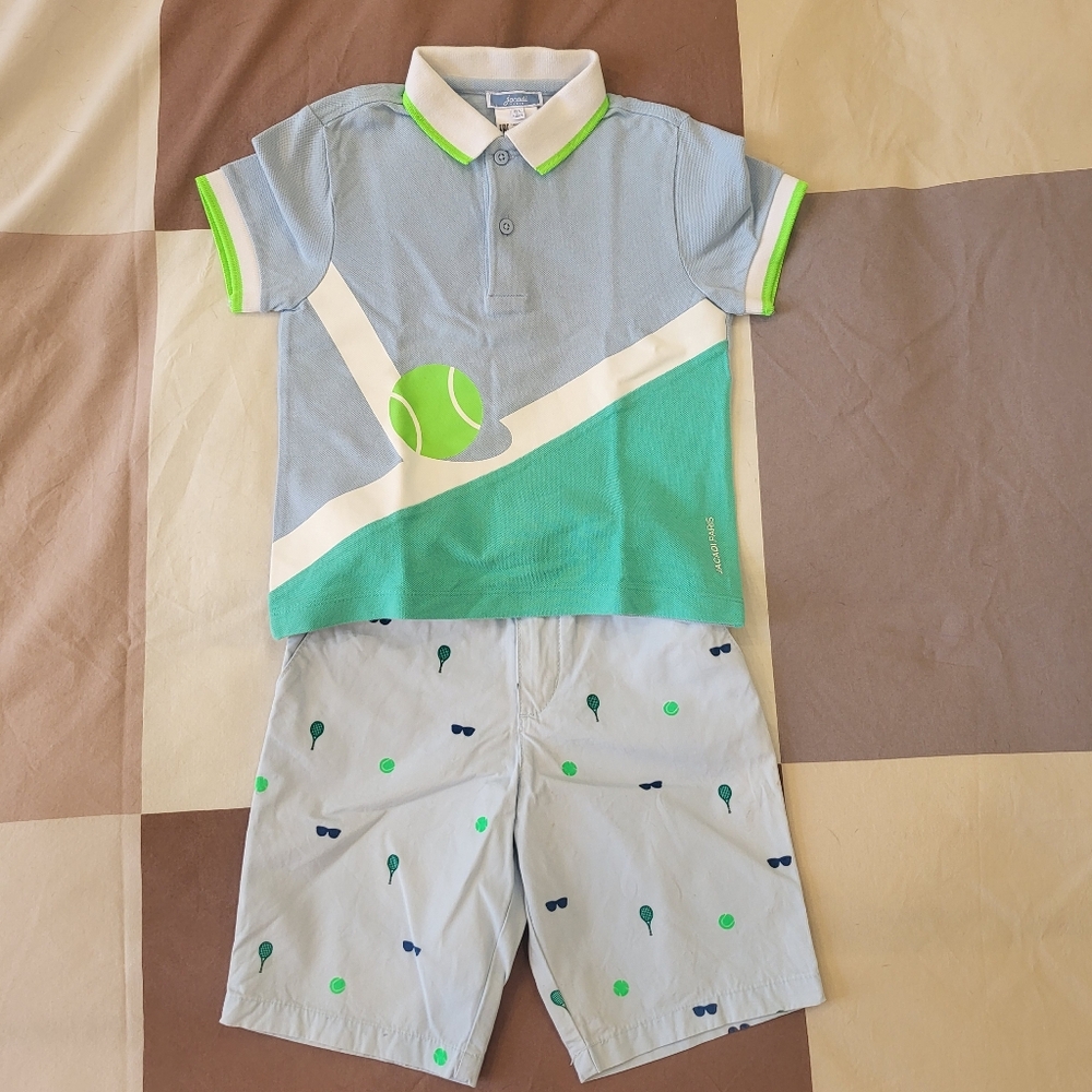 Kids' Tennis Polo and Shorts Set